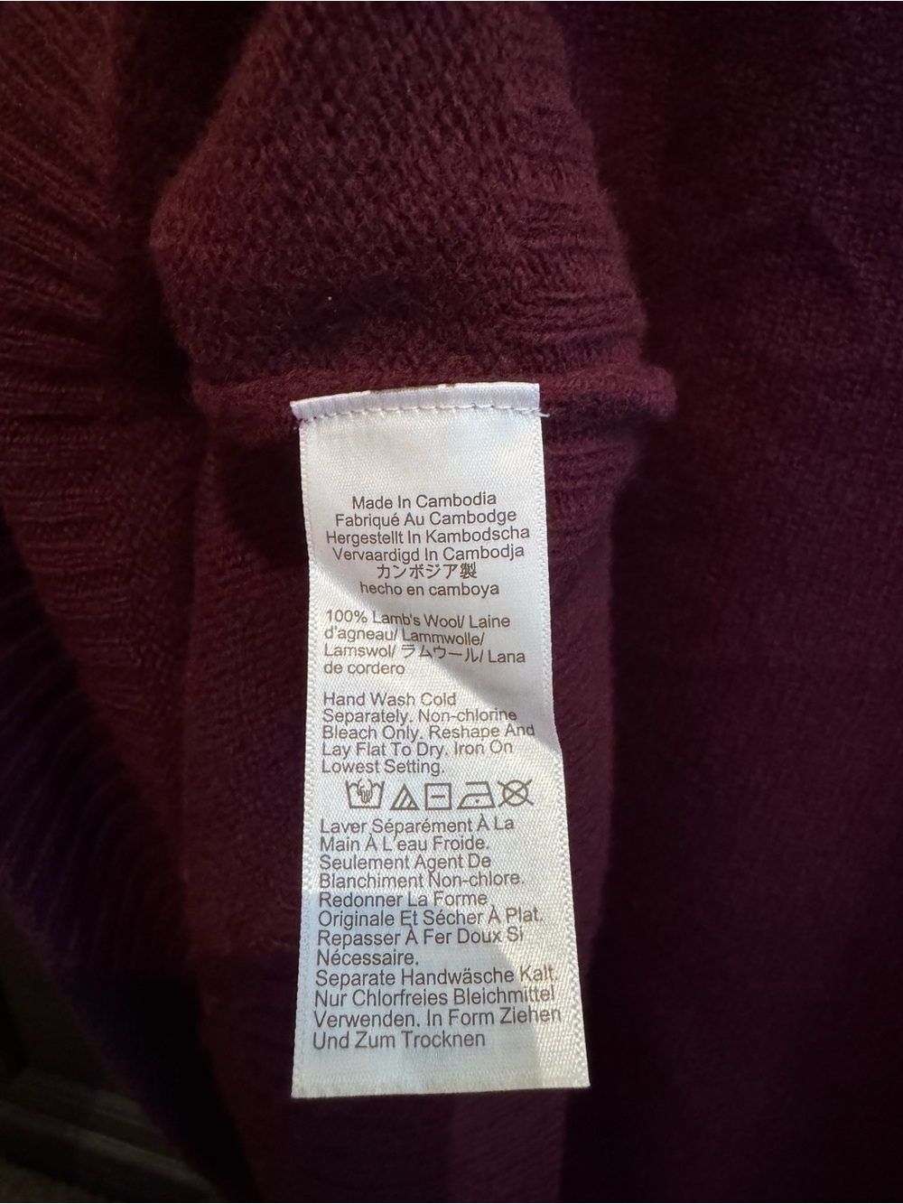 J.Crew Women’s Oversized Sweater Tee in 100% Wool - Picture 4 of 4